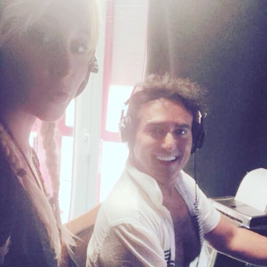 Carlos Marín com a ex-mulher