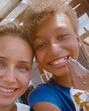 Luciana Abreu com as filhas