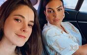 Georgina Rodríguez e a amiga Elena Pina