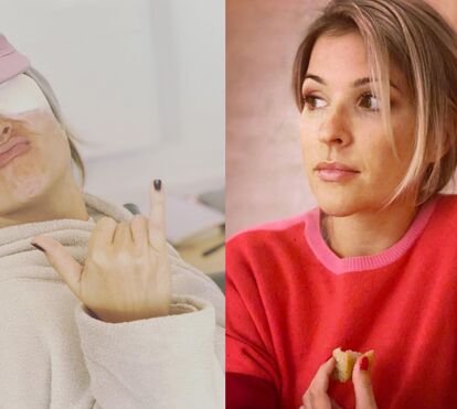 Atriz Diana Nicolau foi operada aos olhos e conta que chorou após o resultado