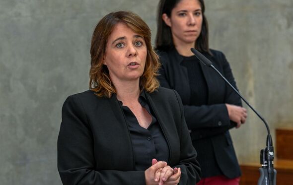 Catarina Martins e uma das gémeas Mortágua 