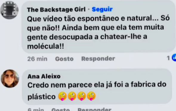 Sandrina revela ataques nas redes sociais