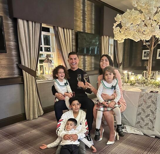 Cristiano Ronaldo, Georgina Rodríguez, Manchester, Inglaterra, réveillon, 2022