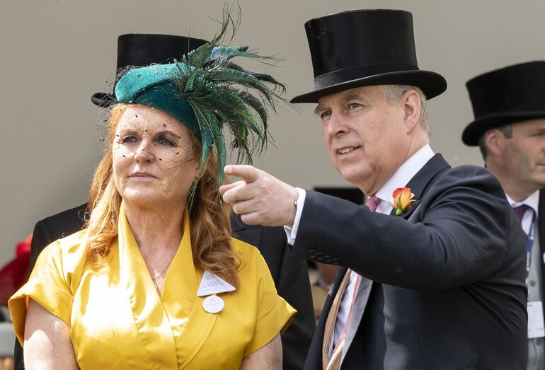 Sarah Ferguson e o príncipe André