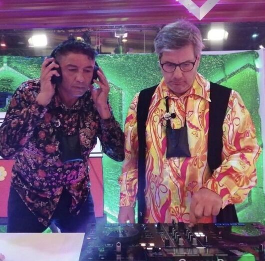 Bruno de Carvalho em festa no Big Brother Famosos 