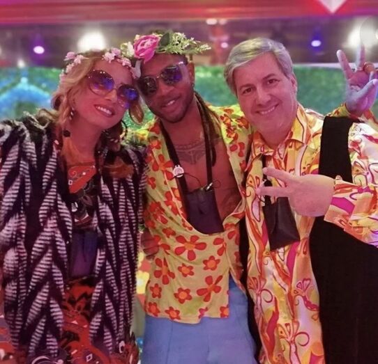 Bruno de Carvalho em festa no Big Brother Famosos 