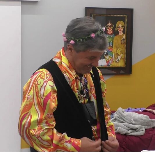 Bruno de Carvalho em festa no Big Brother Famosos 