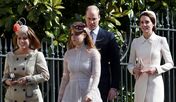 Beatrice e Eugenie com William e Kate