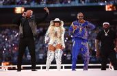 A festa do  intervalo do Super Bowl