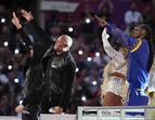 A festa do  intervalo do Super Bowl