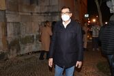 José Eduardo Moniz no velório de Artur Albarran 