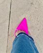 Street Style sapatos rosa