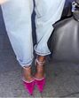 Street Style sapatos rosa