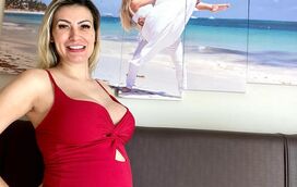 Grávida de 8 meses, Andressa Urach está internada com sintomas graves