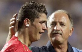 Scolari não esquece as lágrimas de dor de Cristiano Ronaldo quando lhe disse que o pai tinha morrido