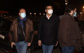 Políticos e altas figuras do jornalismo: as primeiras imagens do velório de Artur Albarran