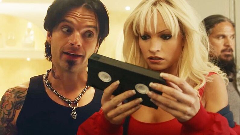 Pam & Tommy, Pamela Anderson, Tommy Lee, Sebastian Stan, Lily James