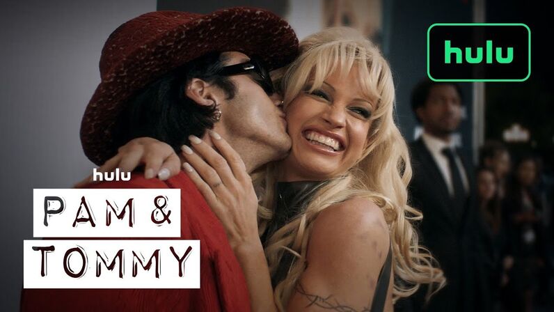 Pam & Tommy, Pamela Anderson, Tommy Lee, Sebastian Stan, Lily James