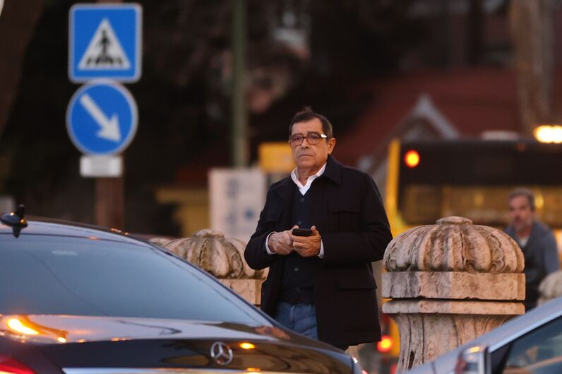 José Eduardo Moniz no velório de Artur Albarran 