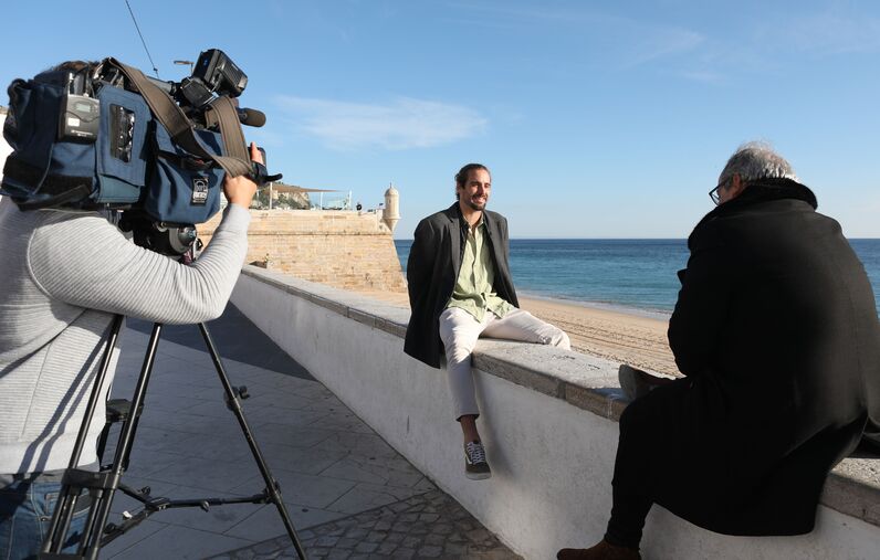 Diogo Marcelino entrevistado pela FLASH! em Sesimbra 