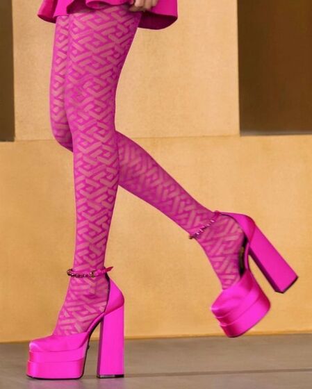Street Style sapatos rosa