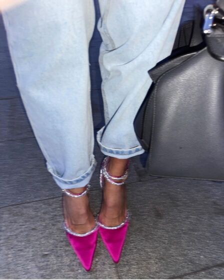 Street Style sapatos rosa