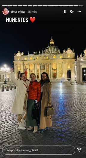 Dolores Aveiro, Elma, Vaticano, Roma
