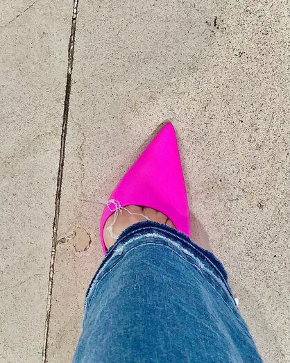 Street Style sapatos rosa