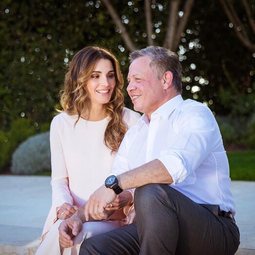 Rainha Rania, rei Abdullah II, Jordânia