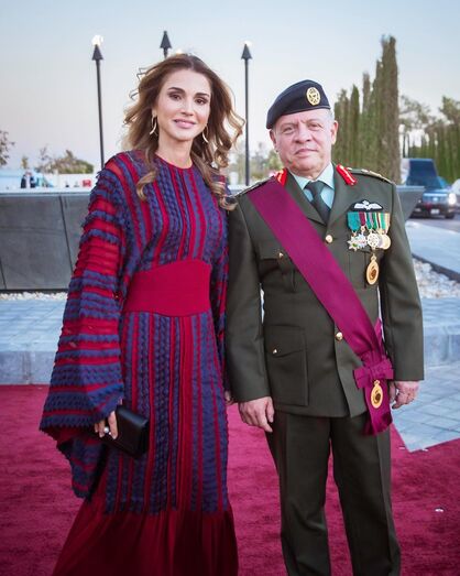Rainha Rania, rei Abdullah II, Jordânia