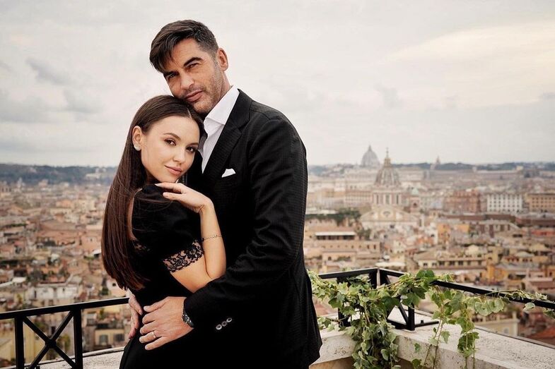 Paulo Fonseca e a mulher Katerina