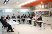 Filipe VI e Letizia na visita à Cruz Vermelha Espanhola