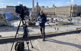 A odisseia de Francisco Penim, em reportagem na Ucrânia  
