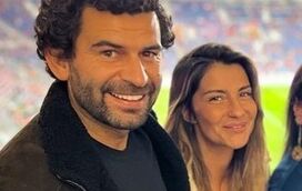 A primeira foto oficial: Isabel Figueira namora no estádio do Dragão com o filho do Selecionador Nacional... e celebram a vitória de Portugal