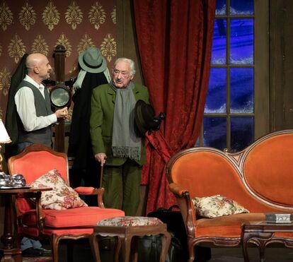 A estreia emocionante de 'A Ratoeira', com Ruy de Carvalho 