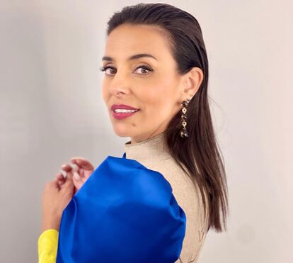 Gesto solidário de Catarina Furtado com a Ucrânia: 'O meu vestido, do meu criador do coração Nuno Baltazar será leiloado'