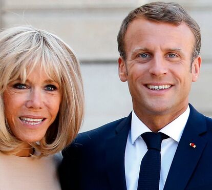 Que barraca! Mulher de Emmanuel Macron agride-o à frente dos jornalistas e o momento foi captado em vídeo