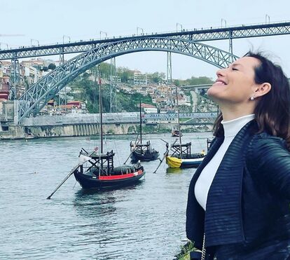 Fernanda Serrano em fim de semana muito especial na cidade do Porto