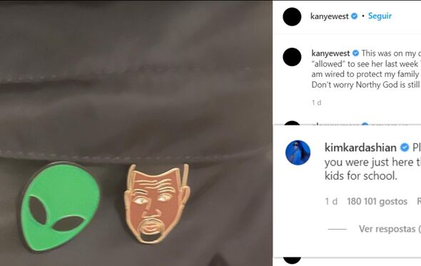 Kanye, Kim Kardashian, Instagram