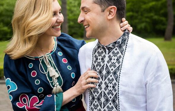 Zelensky e a mulher, Olena