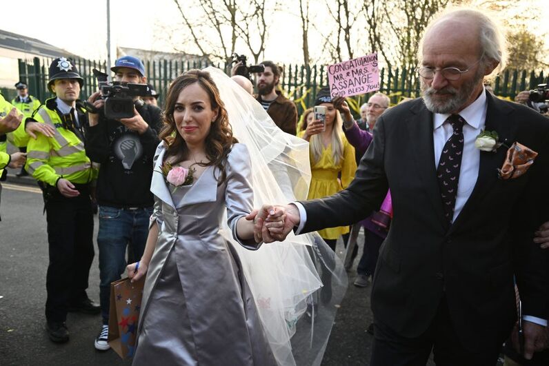 Julian Assange, Stella Morris, casamento