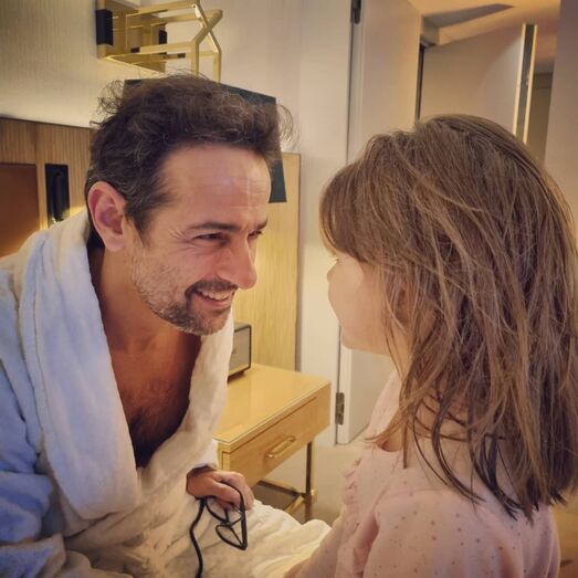 Gonçalo Diniz e a filha