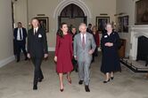 Letizia e o príncipe Carlos