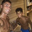 Cristiano Ronaldo com o filho, Cristianinho