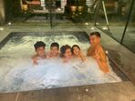 Cristiano Ronaldo com os filhos