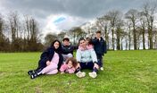 Cristiano Ronaldo com os filhos