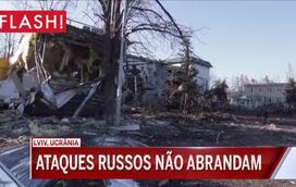 Cinco mísseis russos atingiram a cidade de Lviv