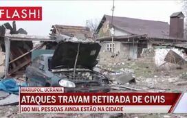 Ataques da Rússia mantêm vários civis presos na cidade