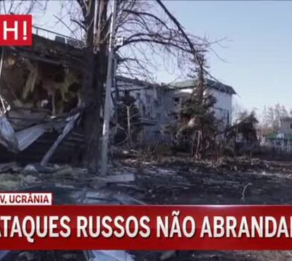 Cinco mísseis russos atingiram a cidade de Lviv