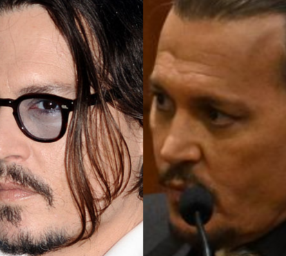 O antes e depois de Johnny Depp